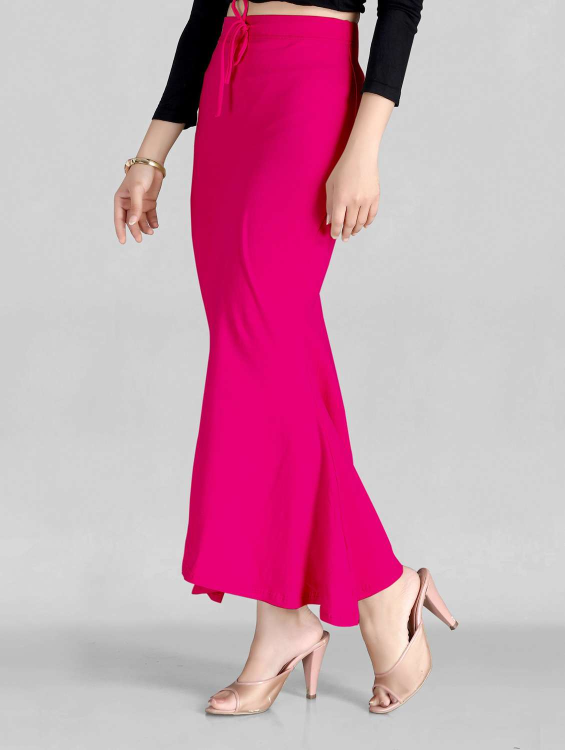 solid saree shapewear 