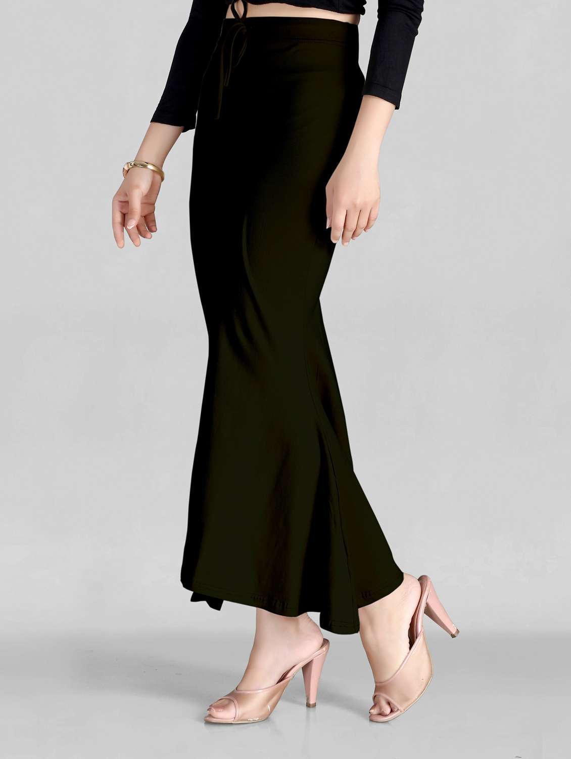 solid saree shapewear 