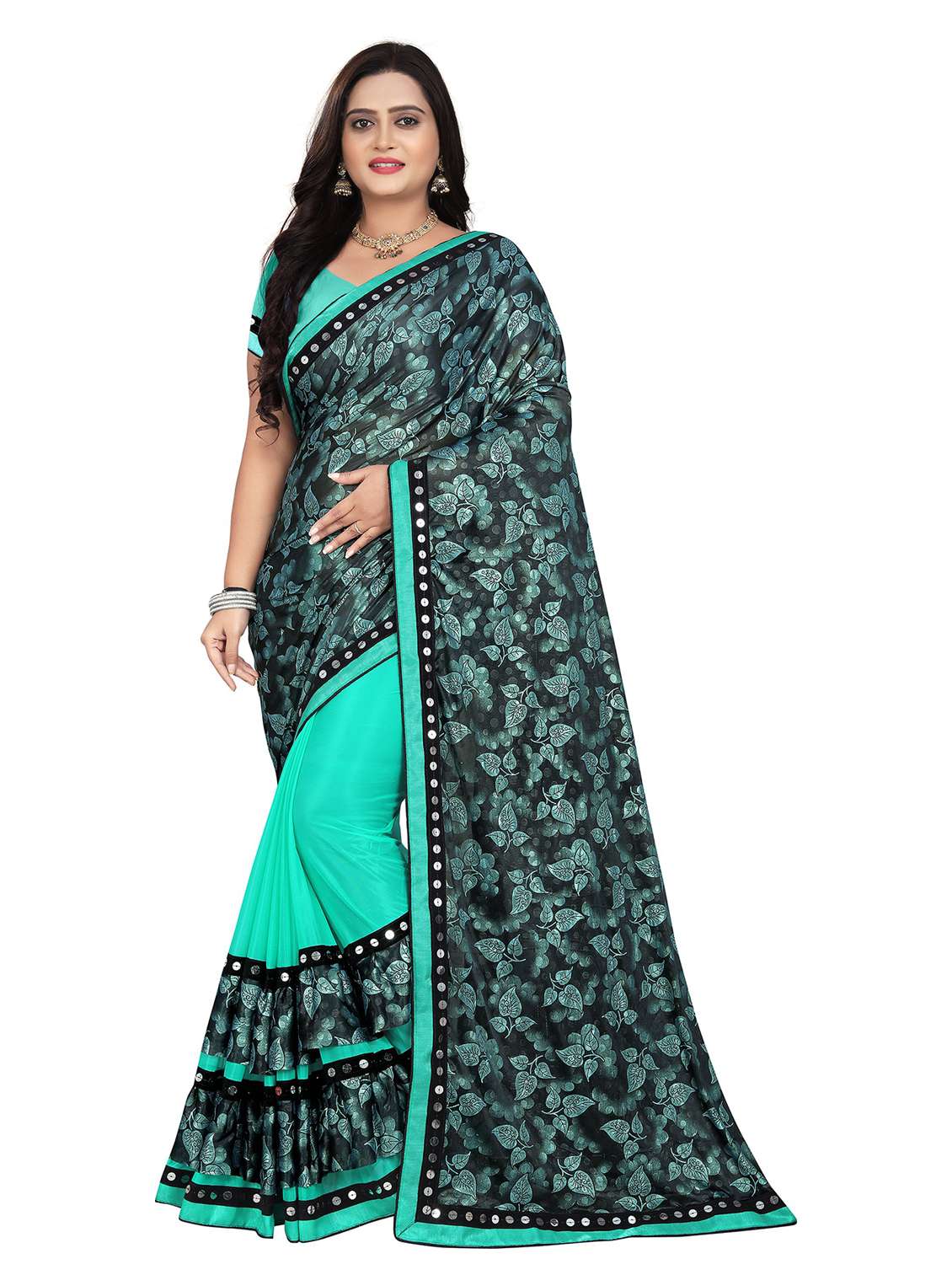 women's saree combo with blouse - 20183620 -  Standard Image - 2