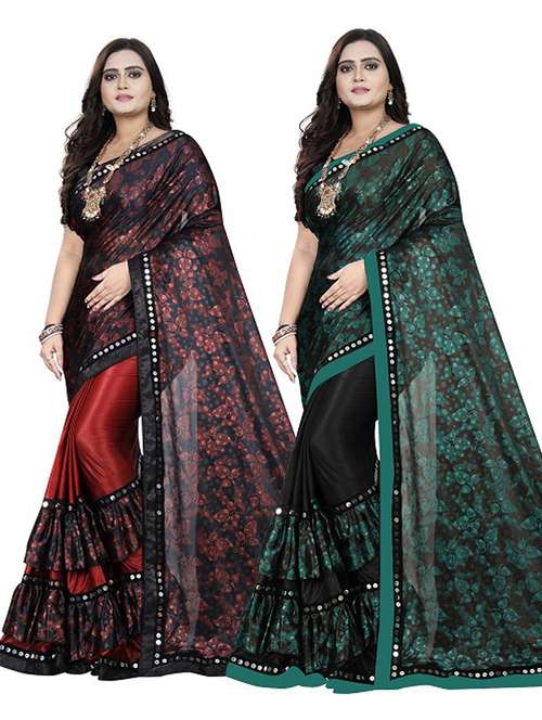 women's embellished saree with blouse - 20183629 -  Standard Image - 0