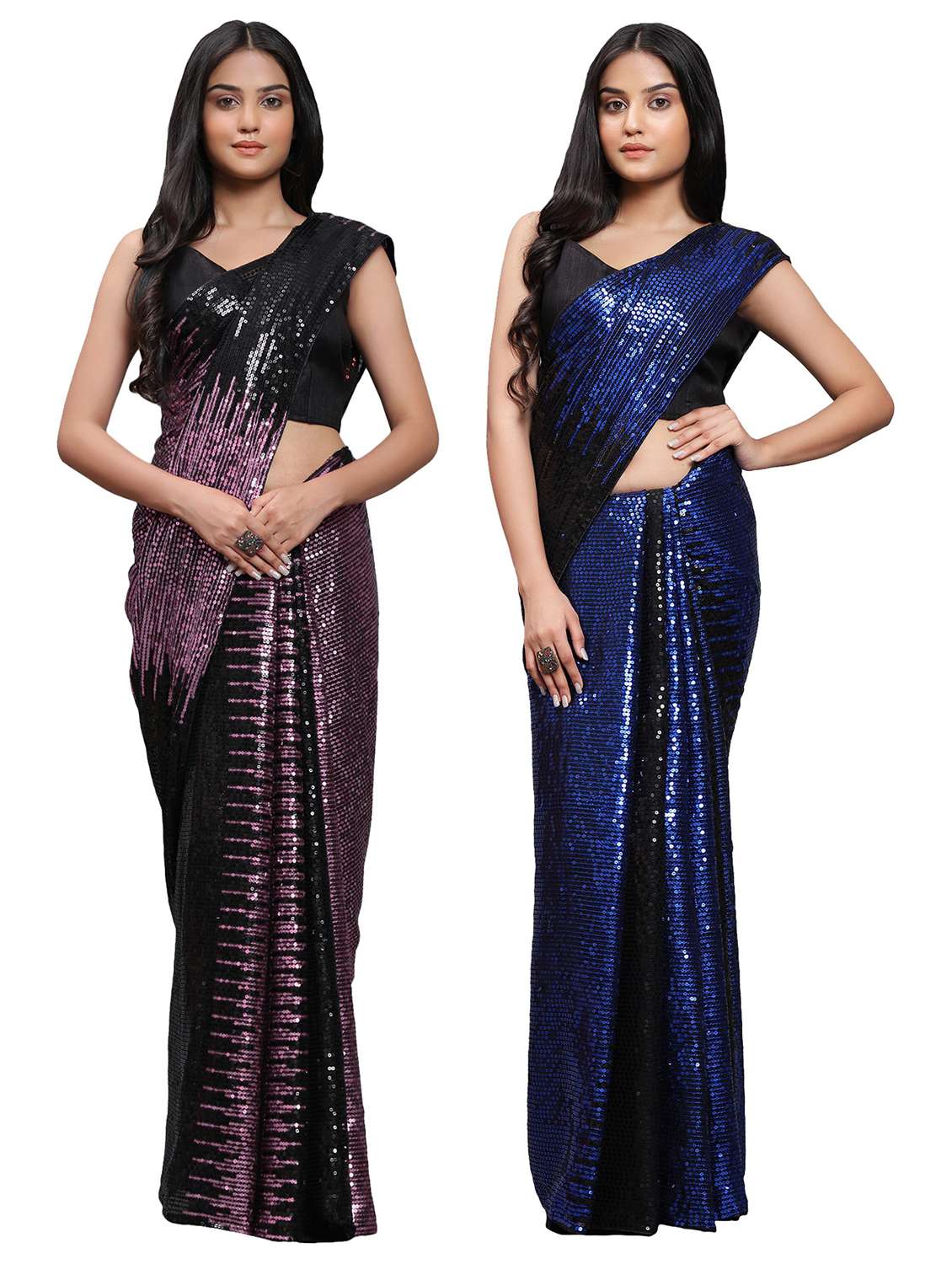 women's saree combo with blouse