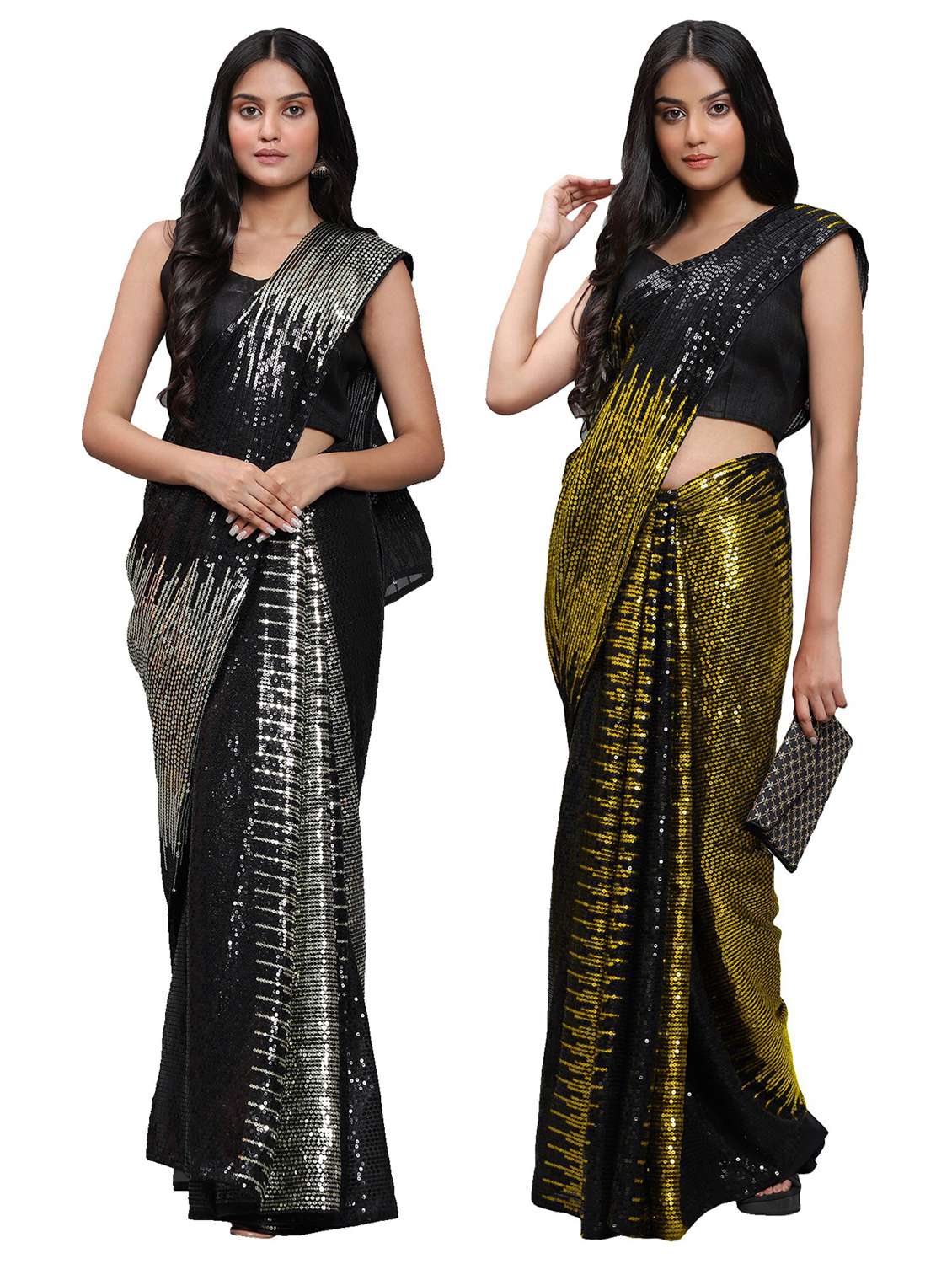 women's saree combo with blouse