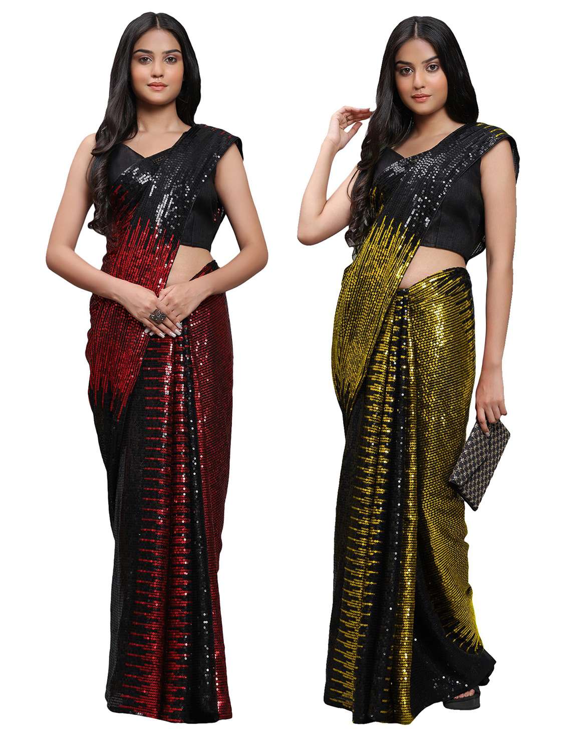 women's saree combo with blouse - 20183682 -  Zoom Image - 0