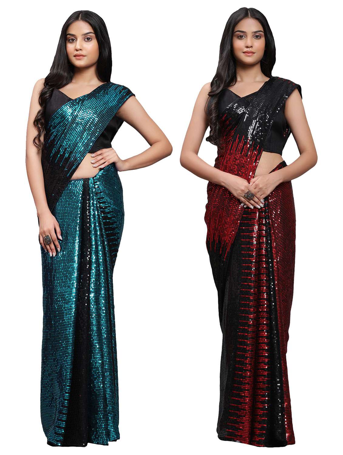 women's saree combo with blouse