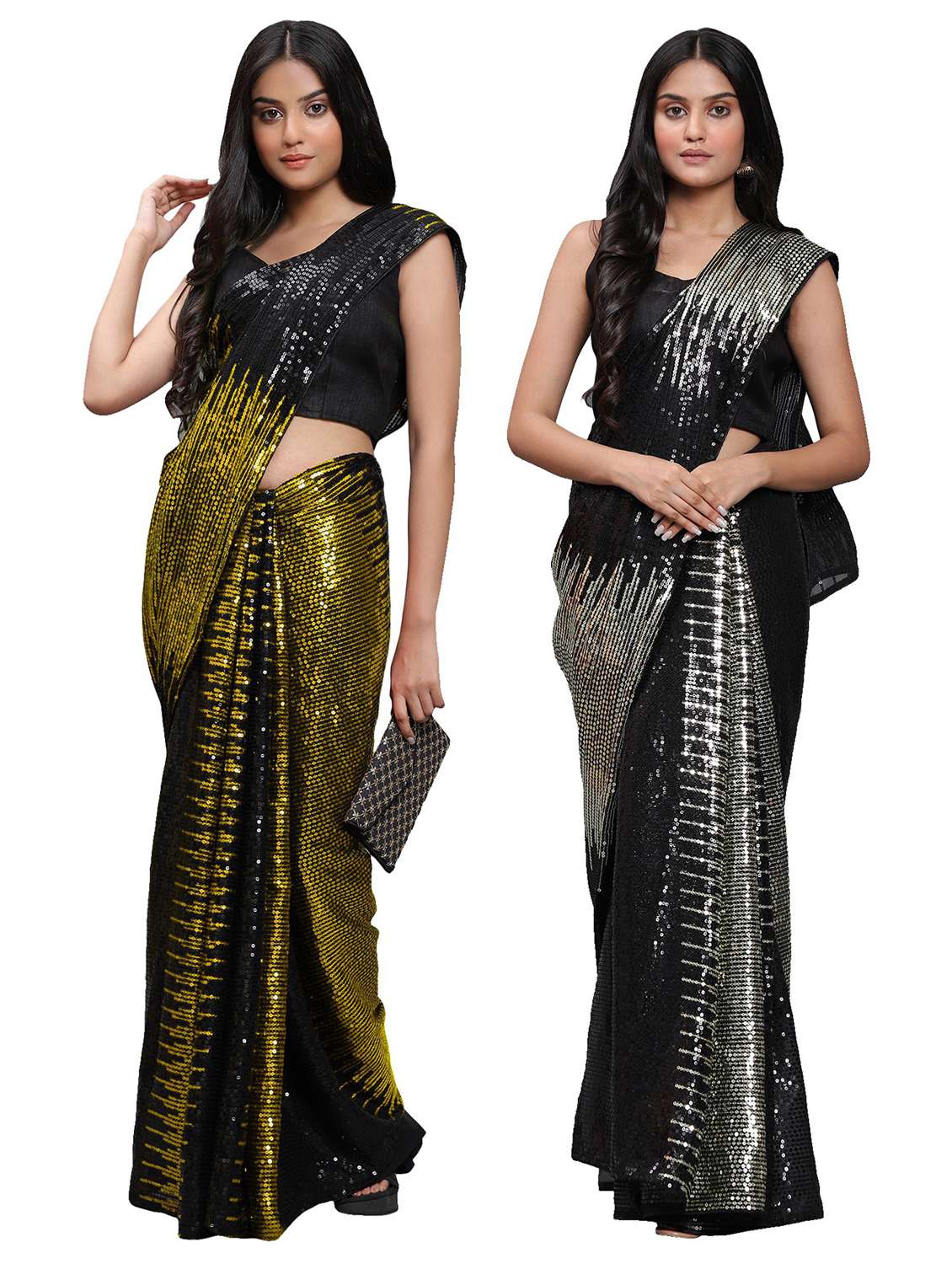 women's saree combo with blouse