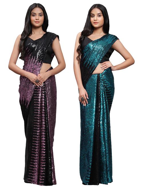 women's saree combo with blouse - 20183771 -  Standard Image - 0