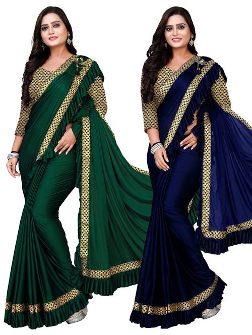 women's saree combo with blouse - 20183992 -  Standard Image - 0
