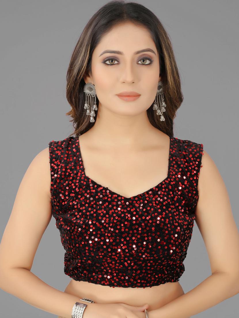 women's bordered royal blue colored saree with blouse - 20184125 - Standard Image - 2