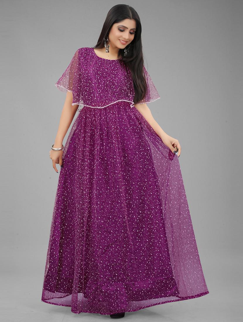 women self design a-line gown - 20184231 - Zoom Image - 0