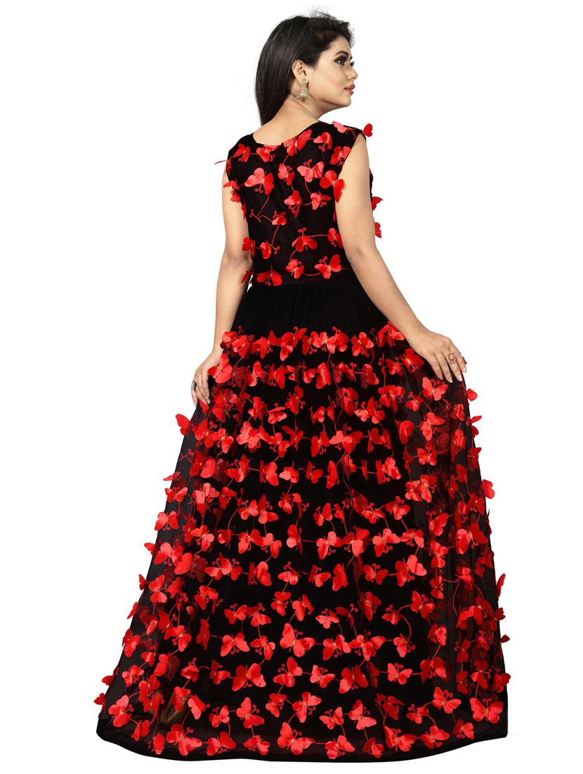 women pack of 2 round neck gown - 20184445 - Standard Image - 2