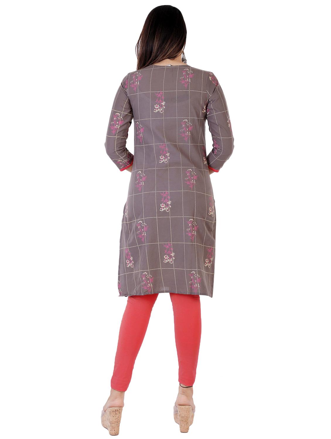 women's straight kurta - 20187411 - Standard Image - 2