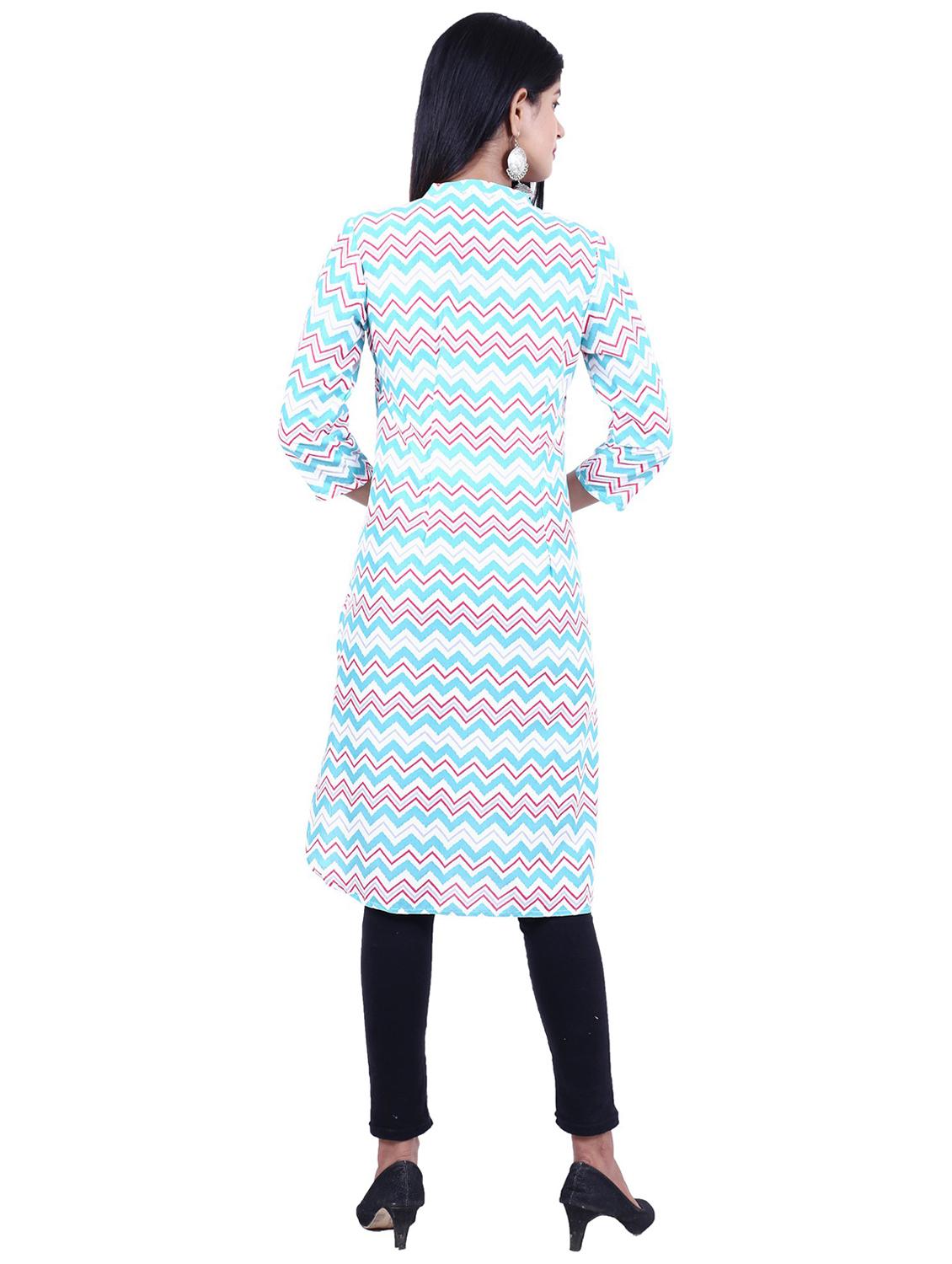 women's straight kurta - 20187428 - Standard Image - 2