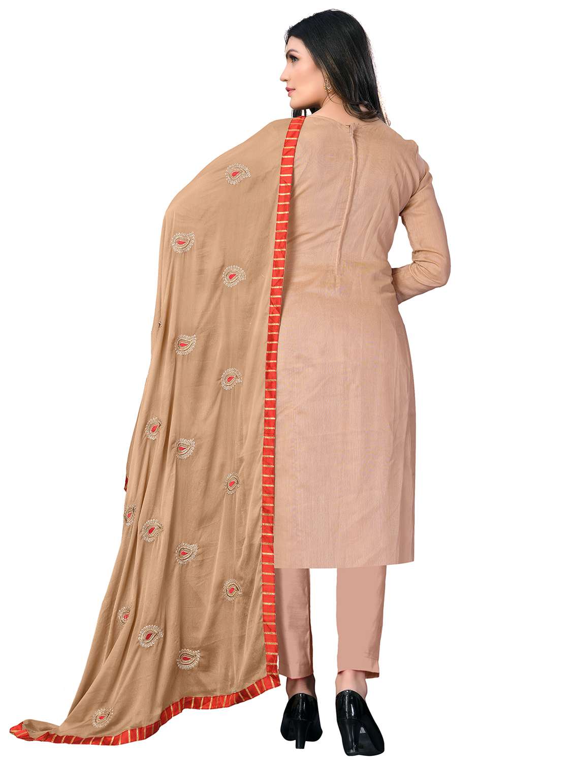 embroidered unstitched salwar suit set - 20187785 -  Standard Image - 2