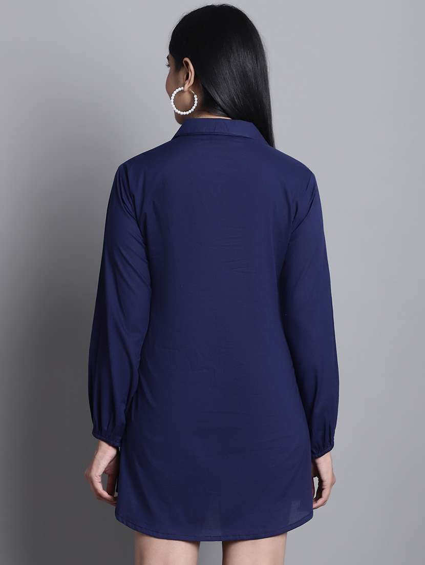 women's solid dress - 20187963 - Standard Image - 2