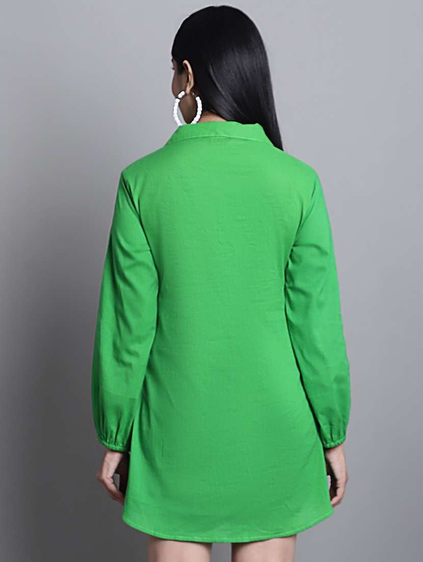 women's shirt solid dress - 20187969 -  Standard Image - 2
