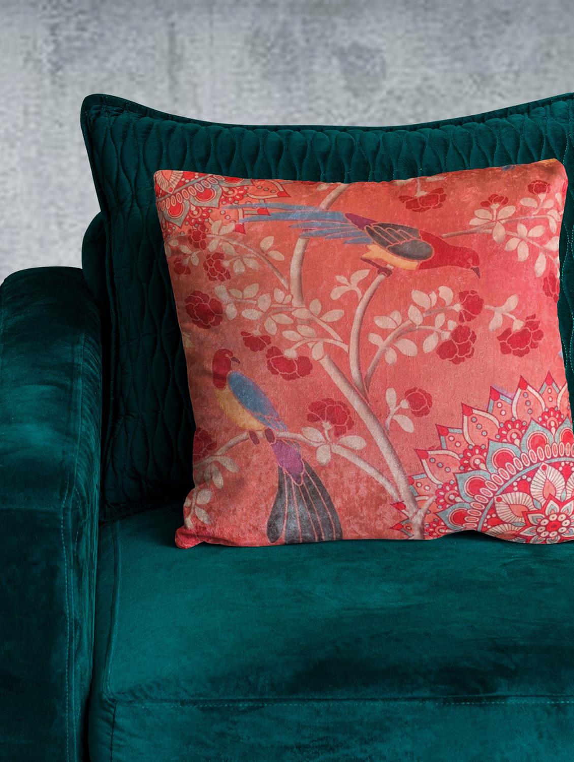 mandala birds cushion cover - 20187981 - Zoom Image - 0