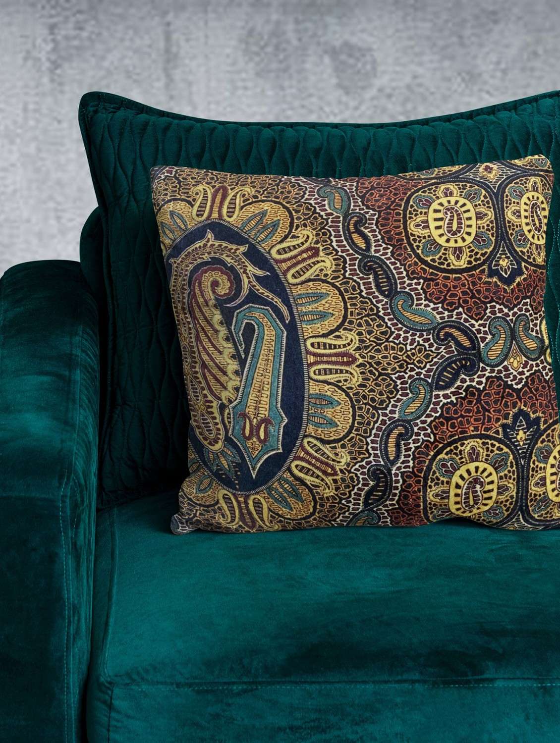 vintage paisley cushion cover