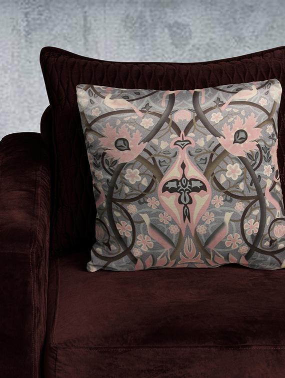 olive flower cushion cover - 20188028 -  Zoom Image - 0