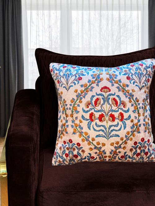 mughal ogee cushion cover - 20188042 - Standard Image - 0