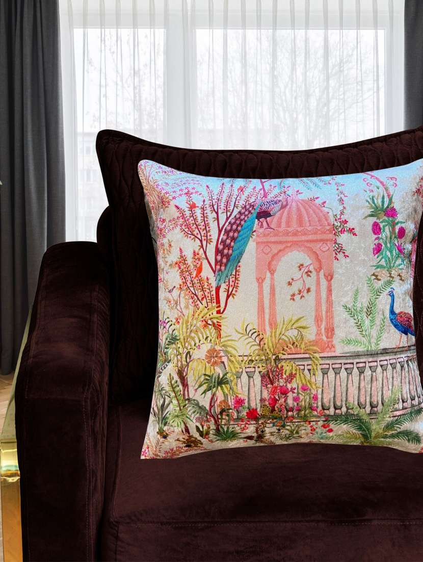 mughal scenes cushion cover - 20188043 -  Zoom Image - 0