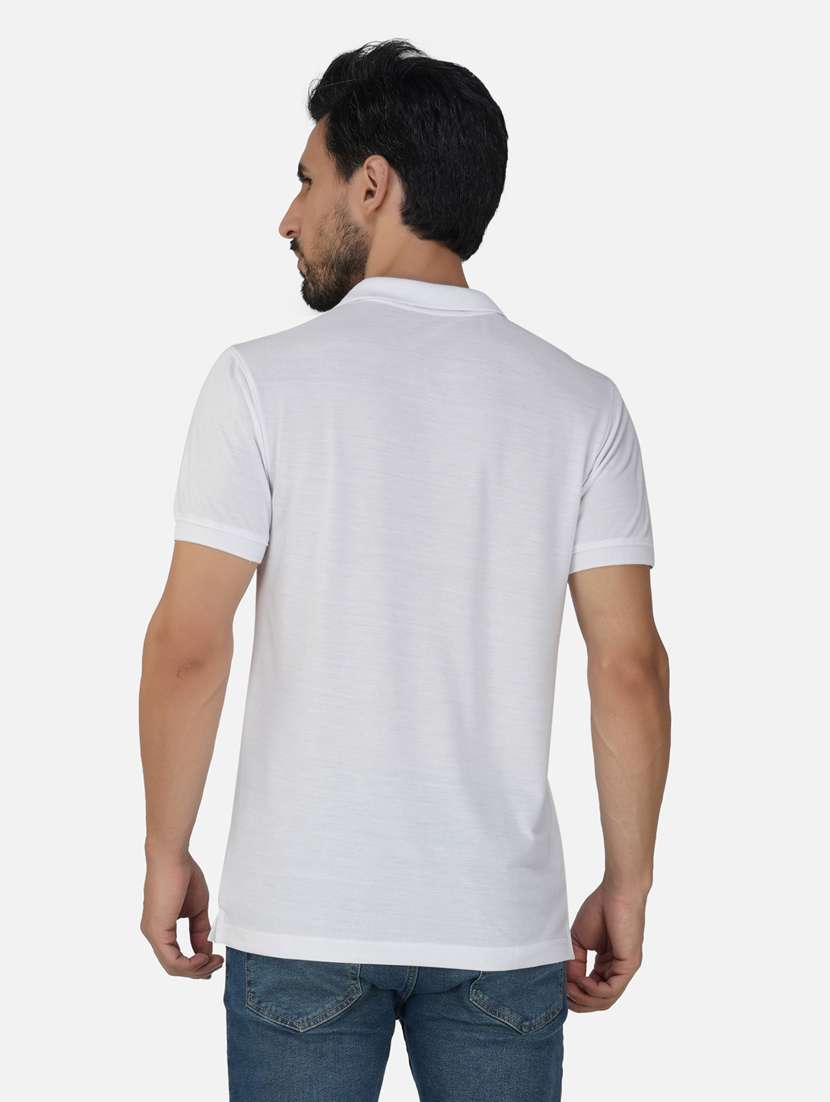men solids polo neck t-shirts - 20188370 -  Standard Image - 2