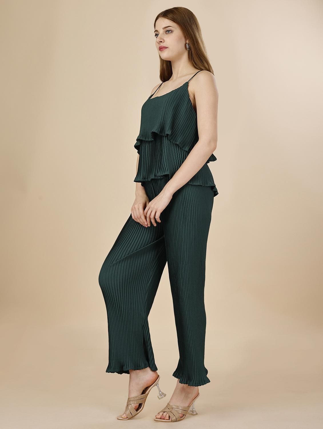 solid top & palazzo co-ords set - 20188727 - Standard Image - 2