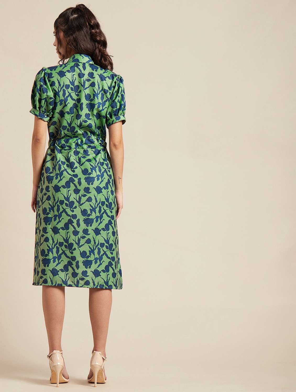 women's shirt floral dress - 20188961 - Standard Image - 2