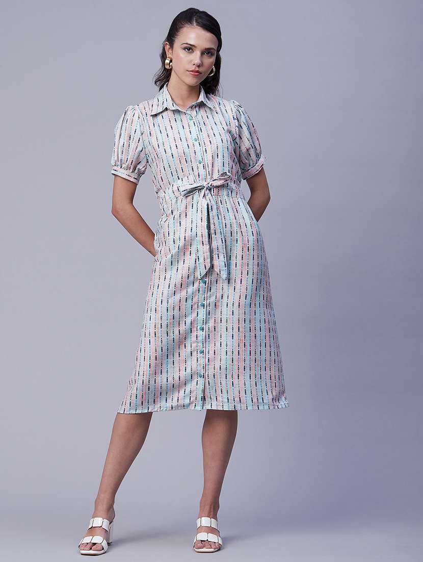 women's shirt striped dress