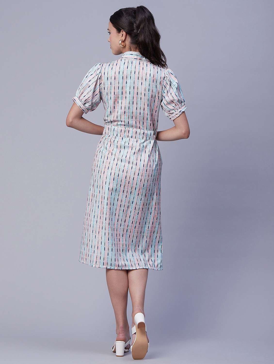 women's shirt striped dress - 20188964 -  Standard Image - 2
