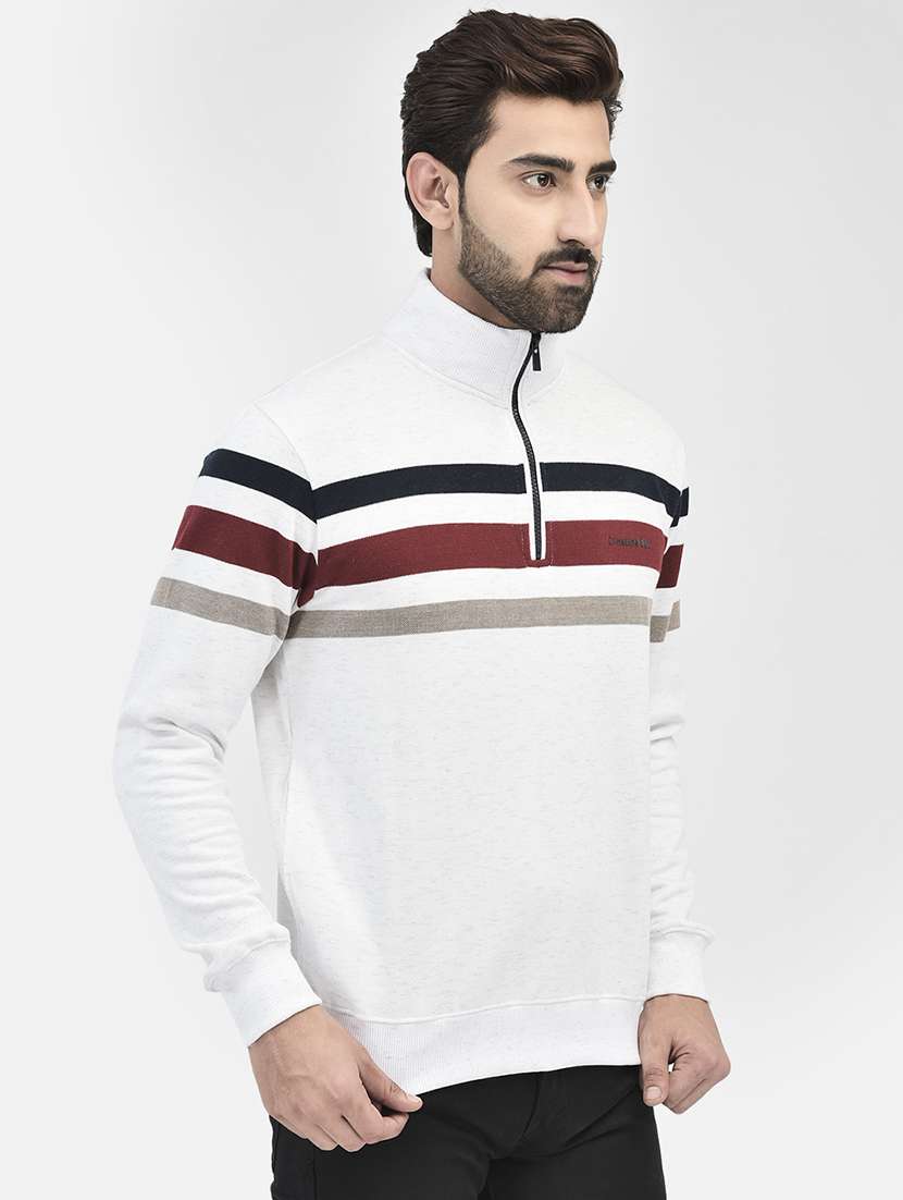 mens striped sweatshirt - 20189649 - Standard Image - 2
