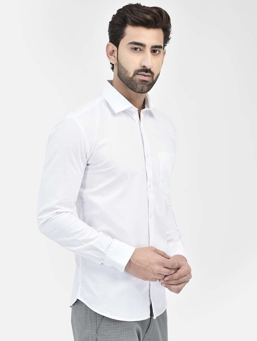 mens solid casual shirt - 20189850 -  Standard Image - 2