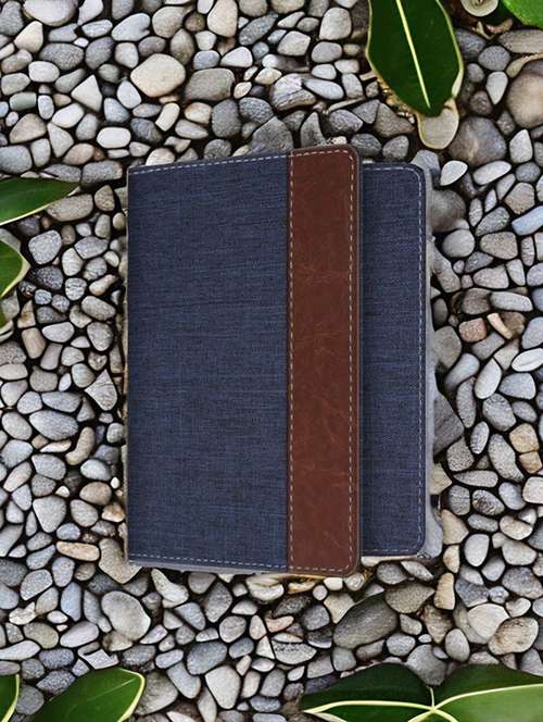 blue leatherette card holder - 20192859 - Standard Image - 0