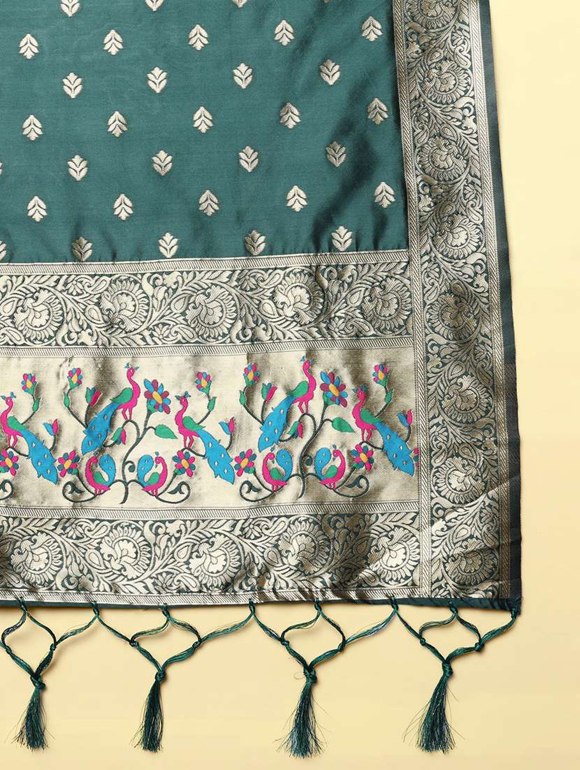 Self Design Kurta Pant Set With Dupatta  