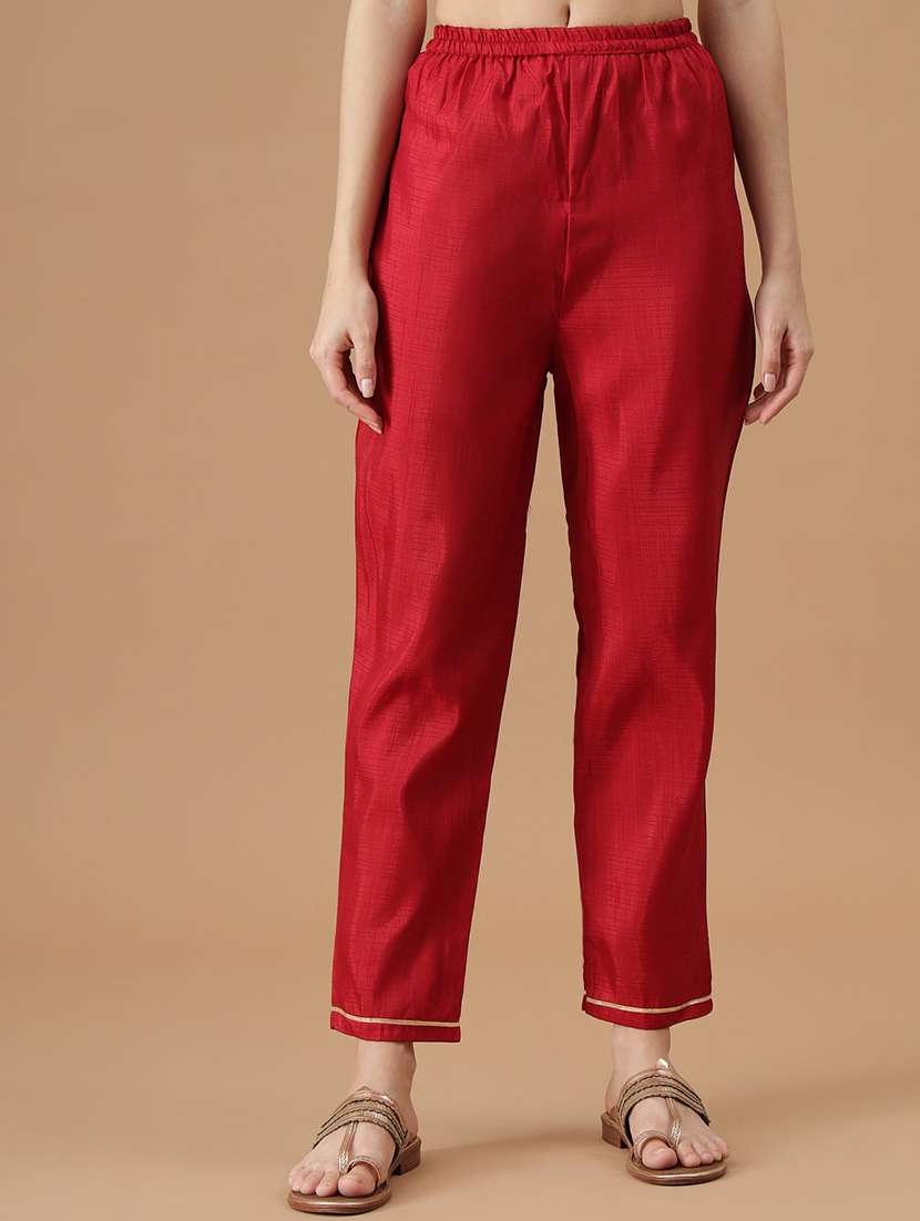 Embroidered Kurta Pant Set With Dupatta  