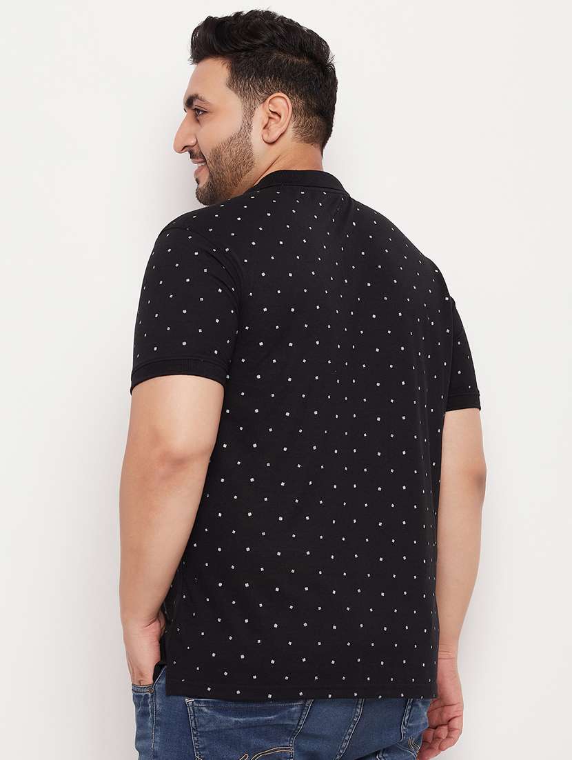 polo neck printed polo t-shirt - 20195409 -  Standard Image - 2