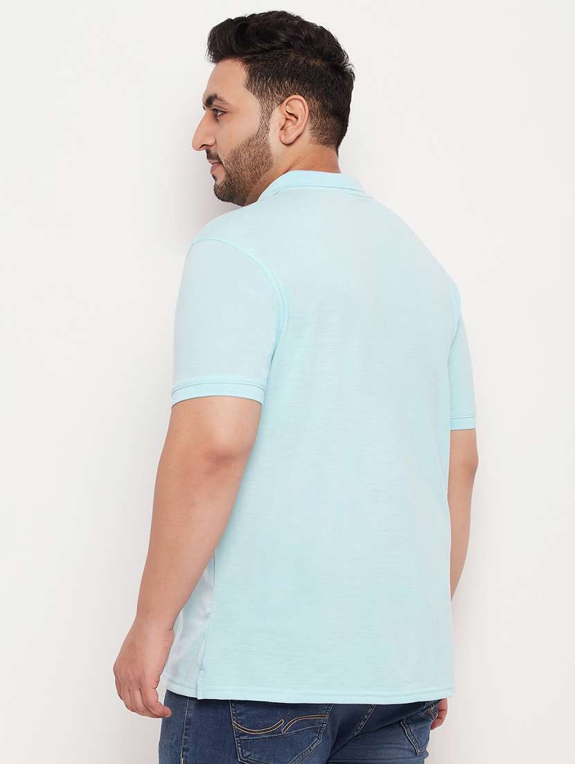 polo neck solid polo t-shirt - 20195413 -  Standard Image - 2