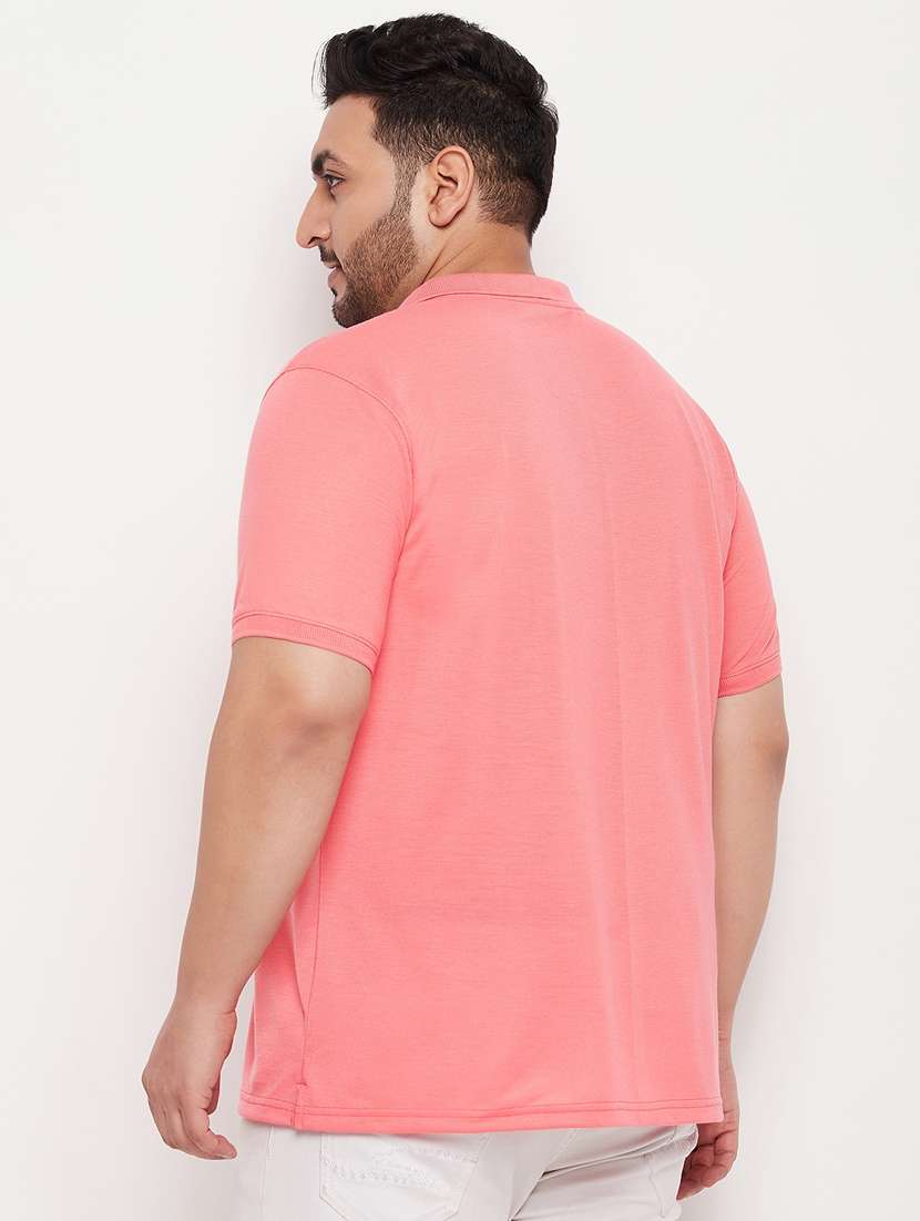 polo neck solid polo t-shirt - 20195414 -  Standard Image - 2