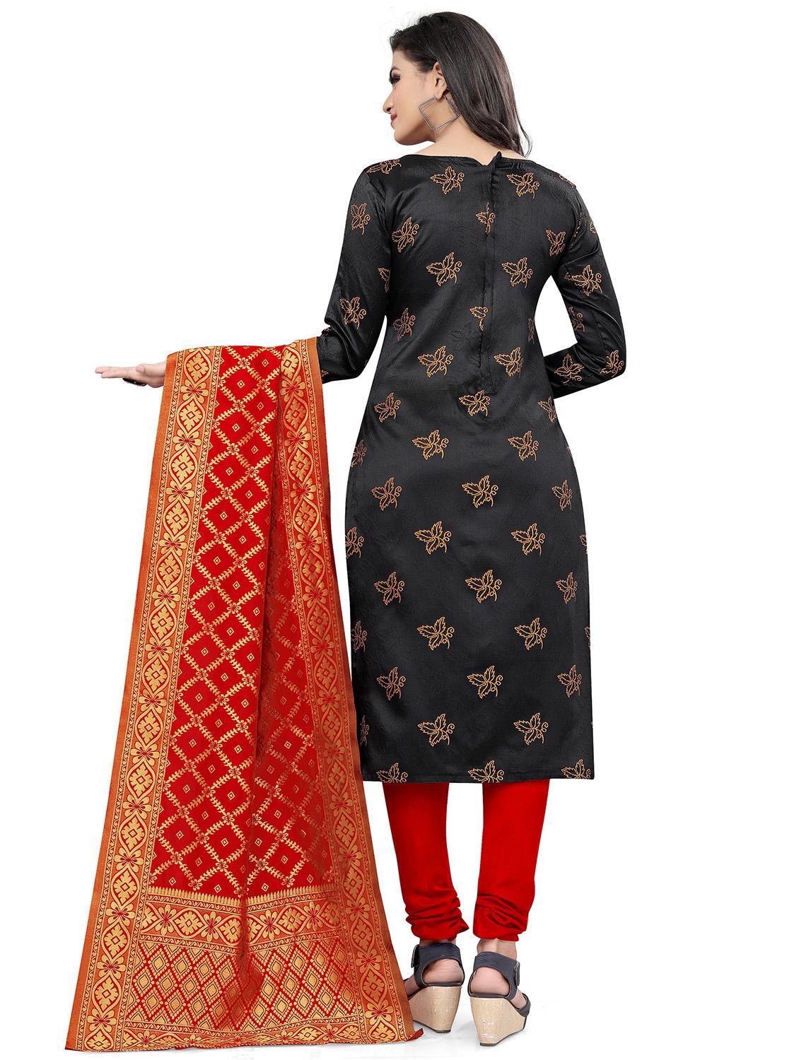 self design unstitched suit set - 20196202 - Standard Image - 2