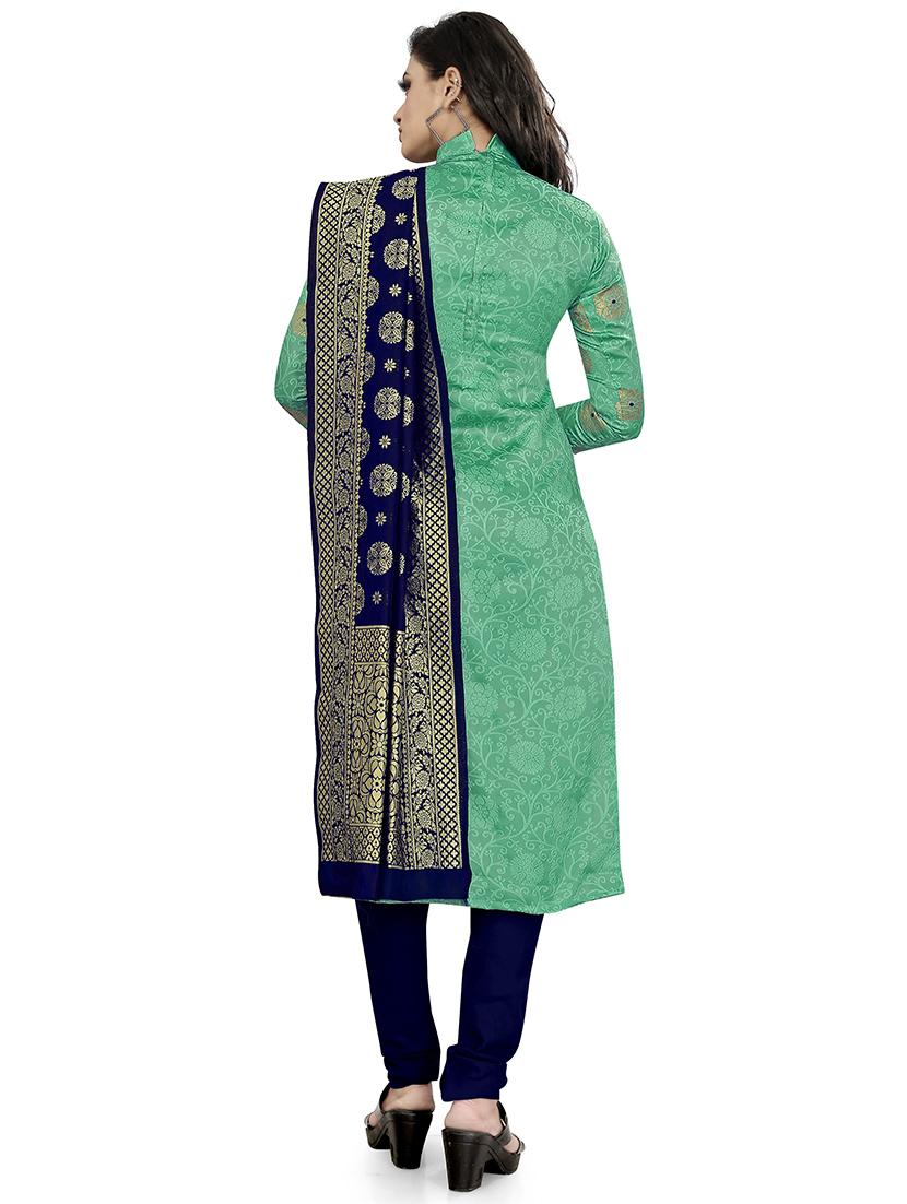self design unstitched suit set - 20196242 - Standard Image - 2