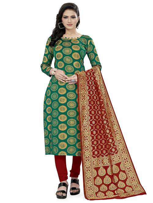 self design unstitched suit set  - 20196283 -  Standard Image - 0