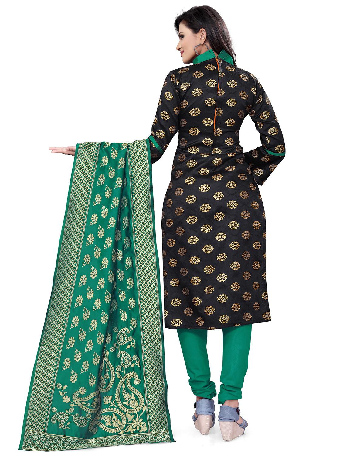 self design unstitched suit set - 20196317 - Standard Image - 2
