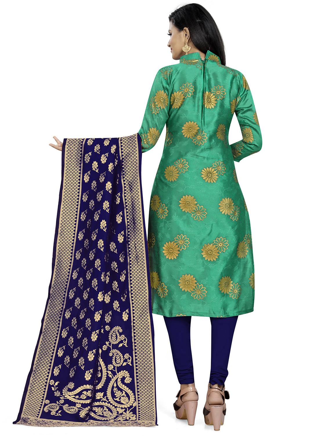 self design unstitched suit set - 20196331 - Standard Image - 2