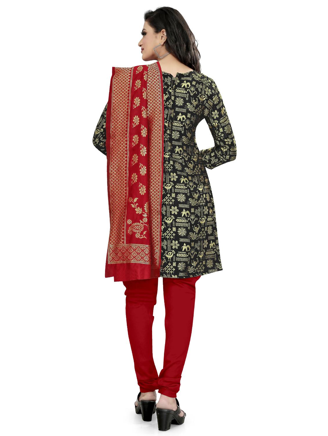 self design unstitched suit set - 20196452 - Standard Image - 2