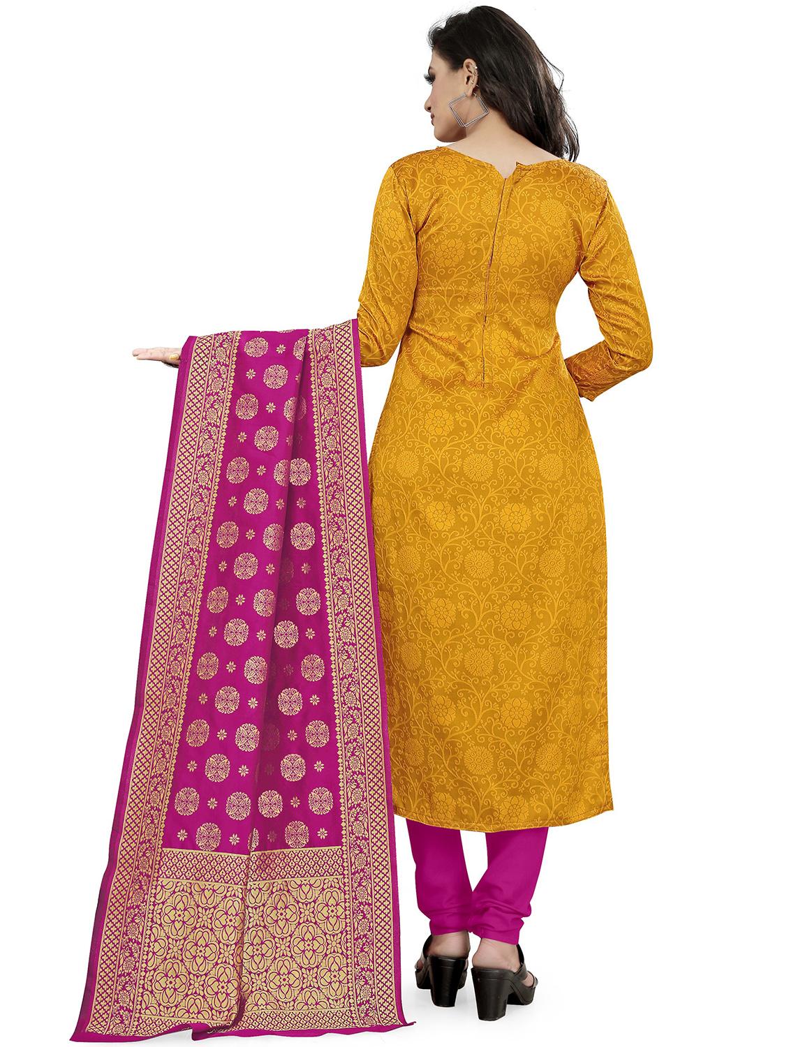 self design unstitched suit set - 20196464 - Standard Image - 2