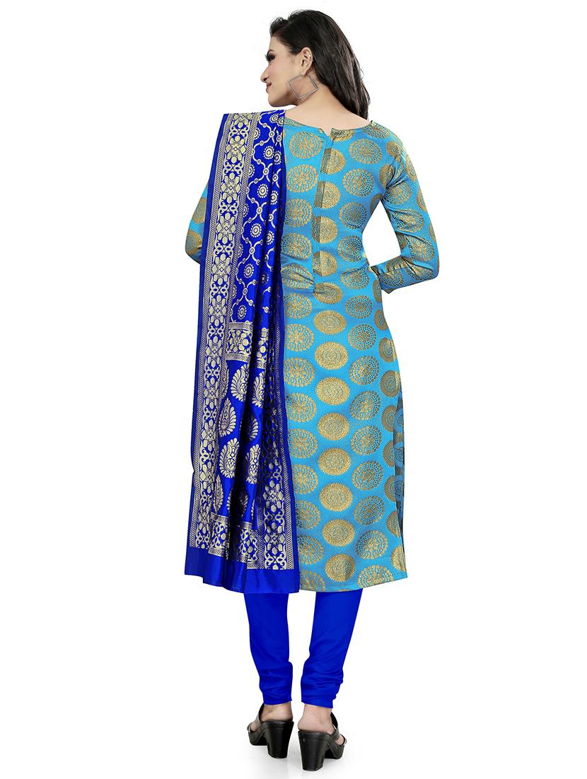 self design unstitched suit set - 20196511 - Standard Image - 2
