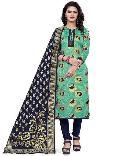 self design unstitched suit set  - 20196553 -  Standard Image - 0