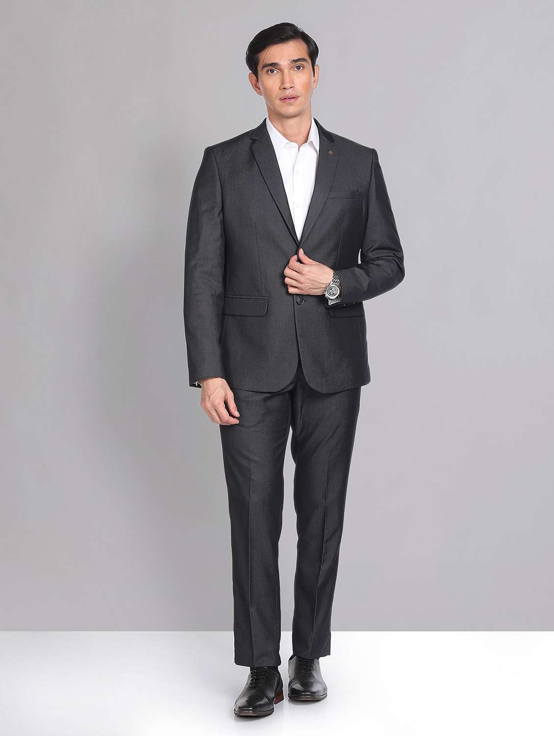 men's single breasted 2 piece suit set - 20196828 -  Standard Image - 2