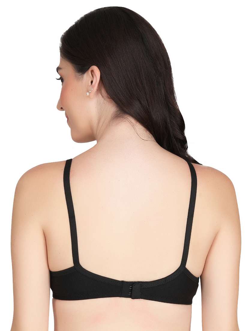 pack of 3 solid multi colored bra - 20196987 -  Standard Image - 2