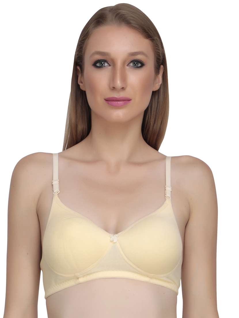 pack of 4 solid multi colored bra - 20196992 -  Standard Image - 7