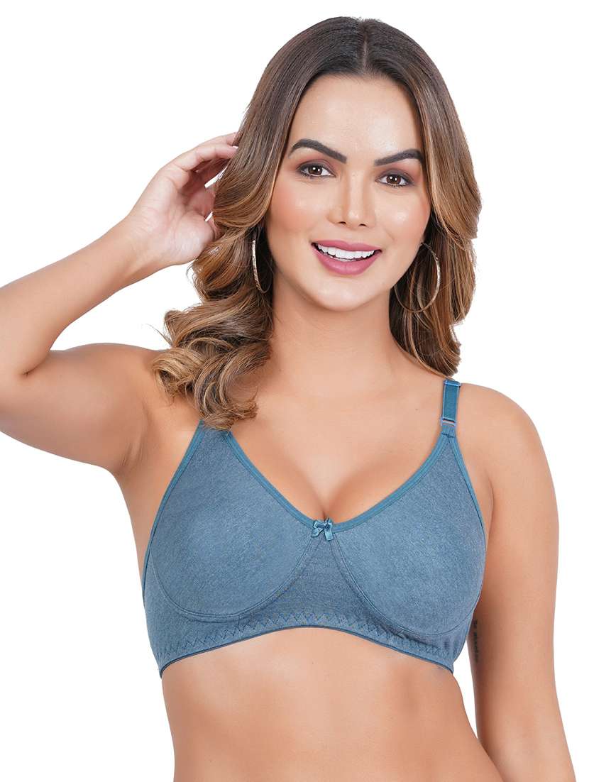 women pack of 5 solid bra combo - 20197008 -  Standard Image - 2